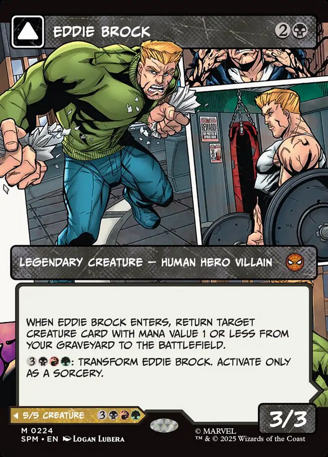 Eddie Brock // Venom, Lethal Protector, Marvel'S Spider-Man Card Art