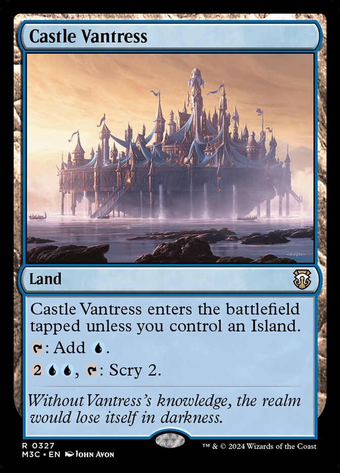 Castle Vantress, Modern horizons 3 commander Card Art