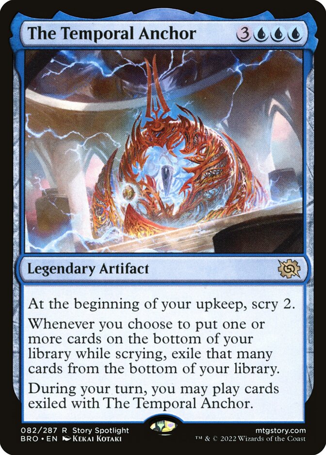 The Temporal Anchor, The brothers' war Card Art