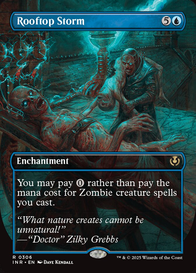Rooftop Storm, Innistrad remastered Card Art