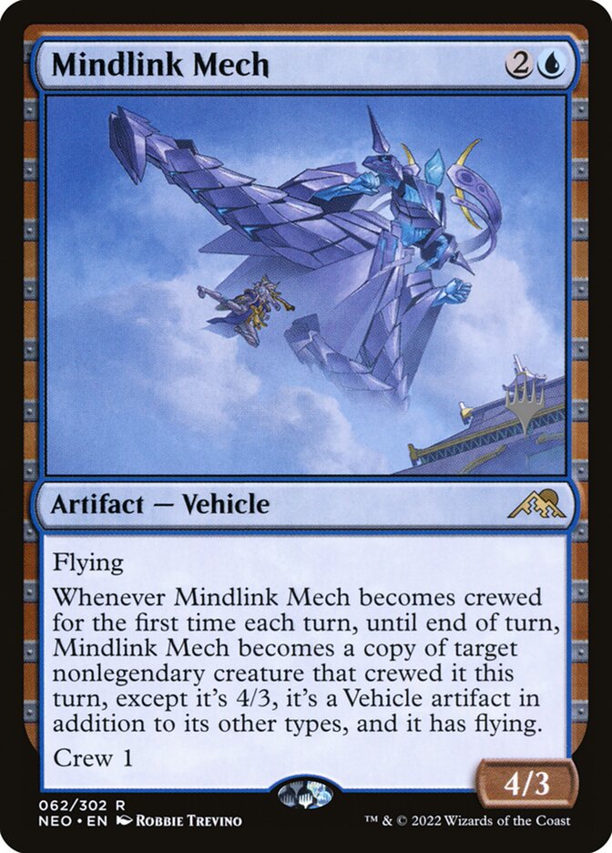 Mindlink Mech, Kamigawa: neon dynasty promos Card Art