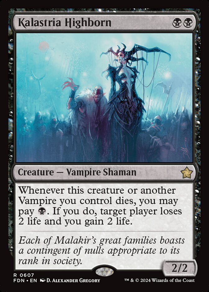 Kalastria Highborn, Foundations Card Art