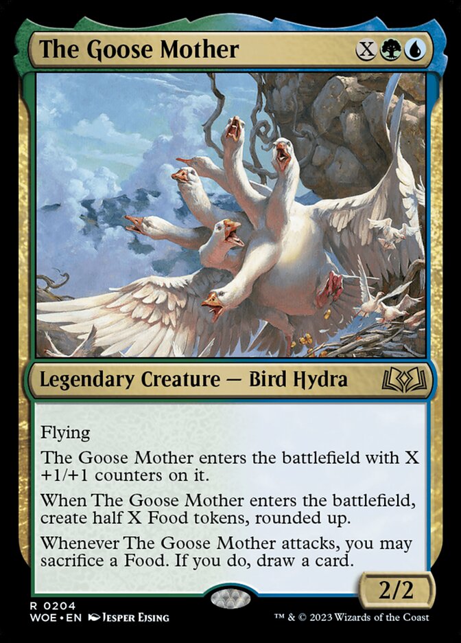 The Goose Mother, Wilds of eldraine Card Art