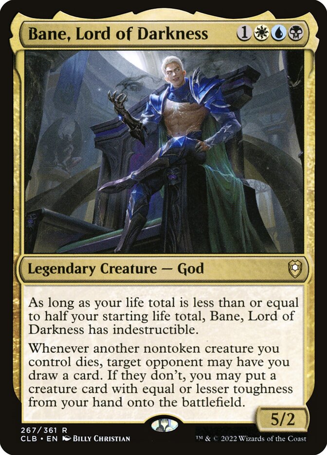 Bane, Lord of Darkness, Commander legends: battle for baldur's gate Card Art