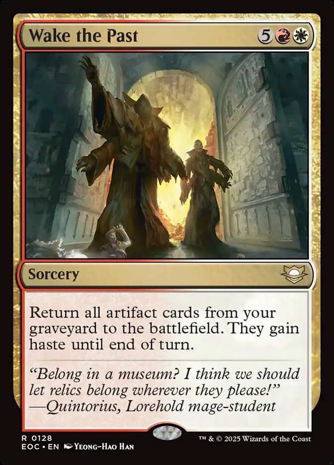 Wake the Past, Edge Of Eternities Commander Card Art