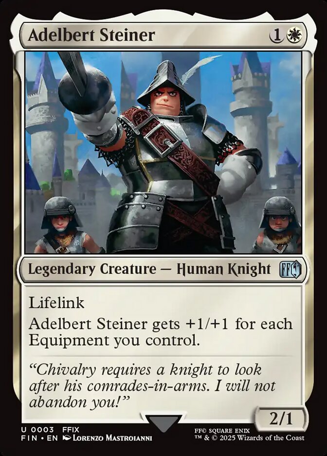 Adelbert Steiner, Final fantasy Card Art