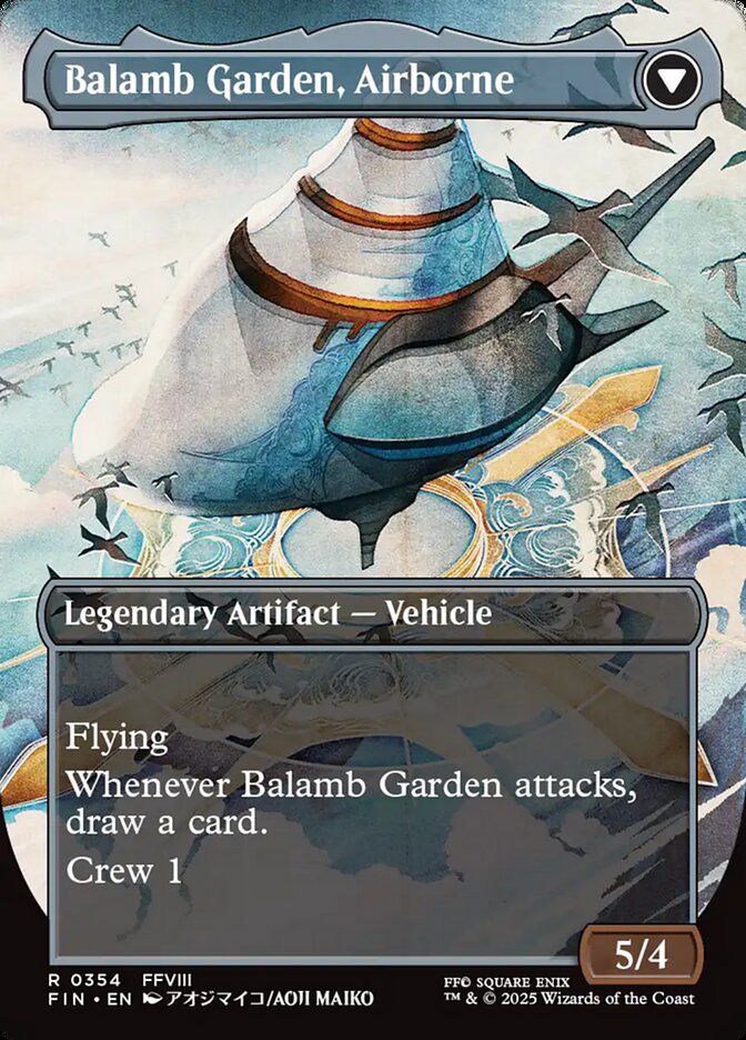 Balamb Garden, SeeD Academy // Balamb Garden, Airborne, Final Fantasy Card Art