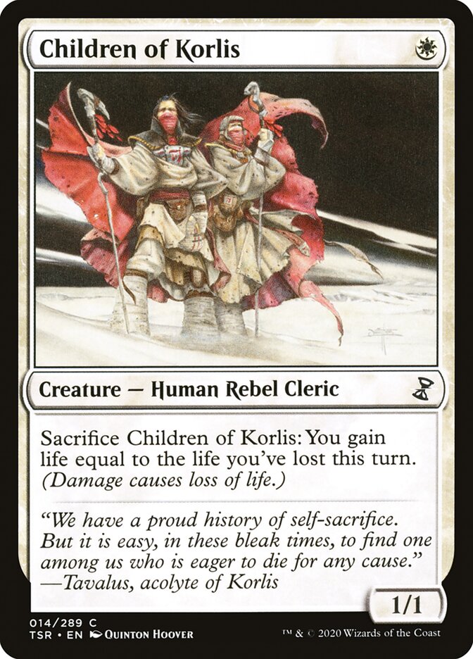 Children of Korlis, Time spiral remastered Card Art