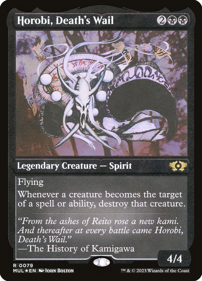 Horobi, Death's Wail - Etched Foil