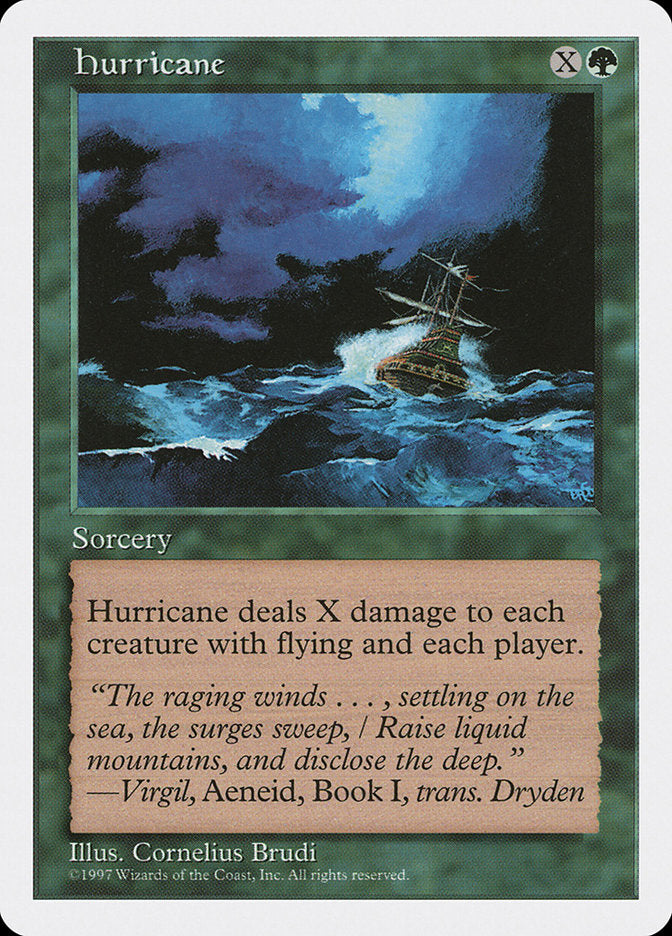Hurricane, Fifth Edition Card Art