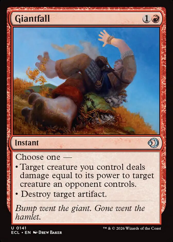 Giantfall, Lorwyn Eclipsed Card Art
