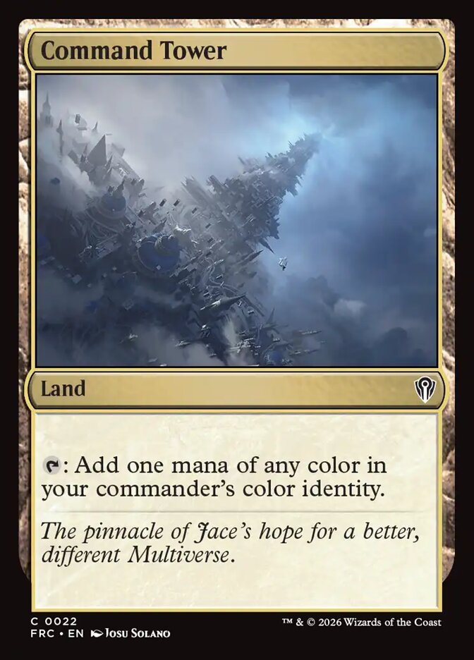 Command Tower, Reality Fracture Commander Card Art
