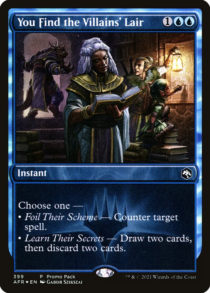 You Find the Villains' Lair, Adventures In The Forgotten Realms Card Art