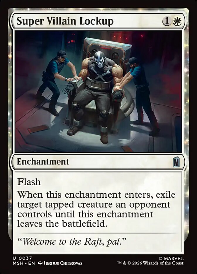 Super Villain Lockup, Marvel Super Heroes Card Art
