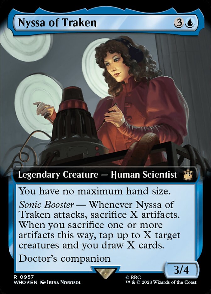Nyssa of Traken, Doctor Who Card Art