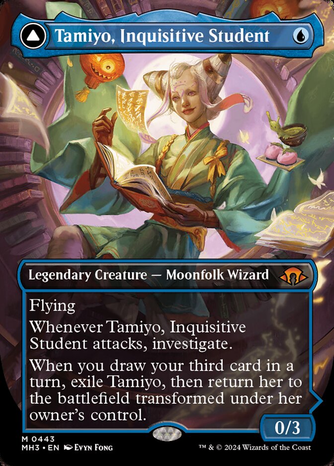 Tamiyo, Inquisitive Student // Tamiyo, Seasoned Scholar - Foil