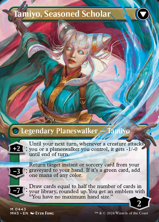 Tamiyo, Inquisitive Student // Tamiyo, Seasoned Scholar - Foil
