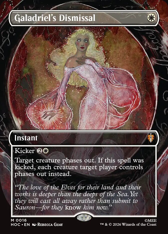 Galadriel's Dismissal, The Hobbit Eternal Card Art