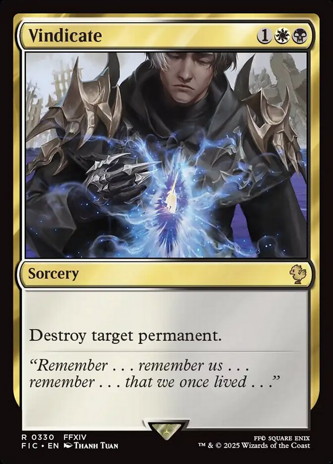 Vindicate, Final fantasy commander Card Art