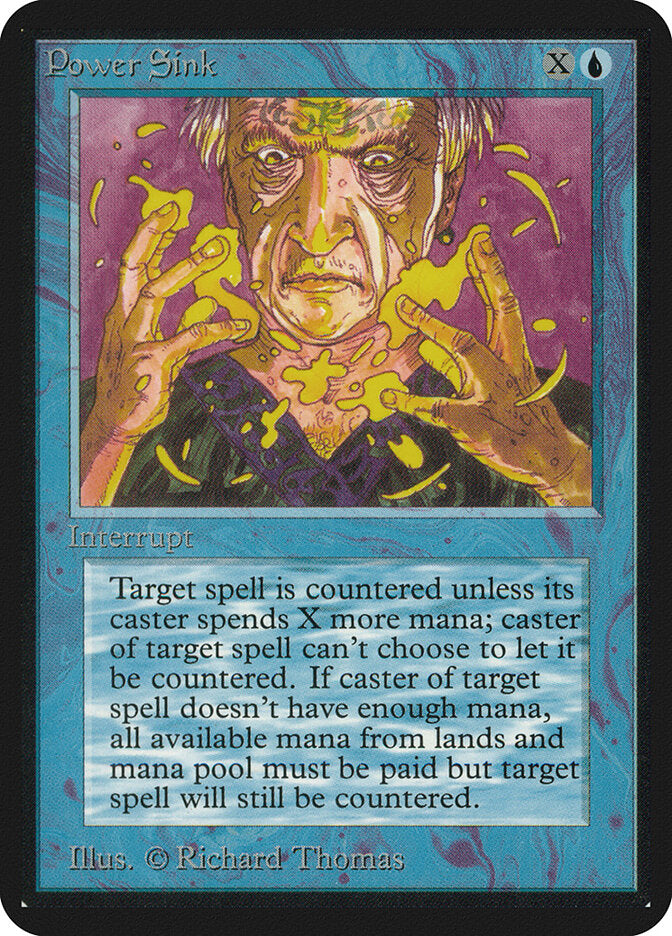 Power Sink, Limited Edition Alpha Card Art