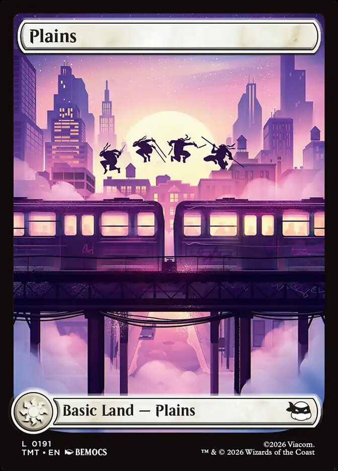 Plains, Teenage Mutant Ninja Turtles Card Art