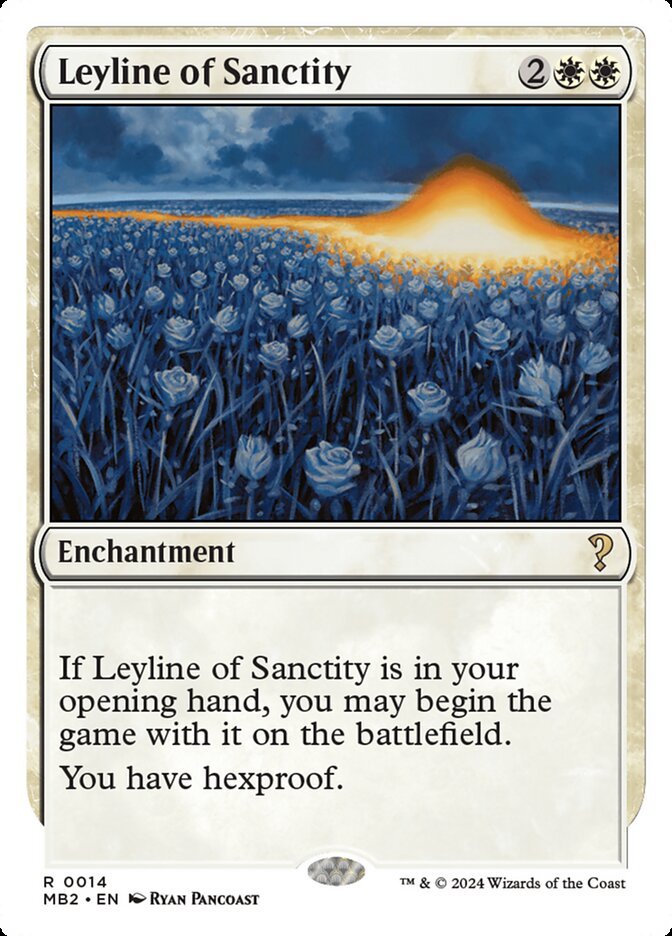 Leyline of Sanctity, Mystery Booster 2 Card Art