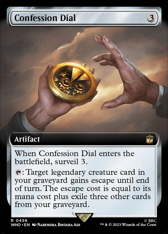 Confession Dial, Doctor who Card Art