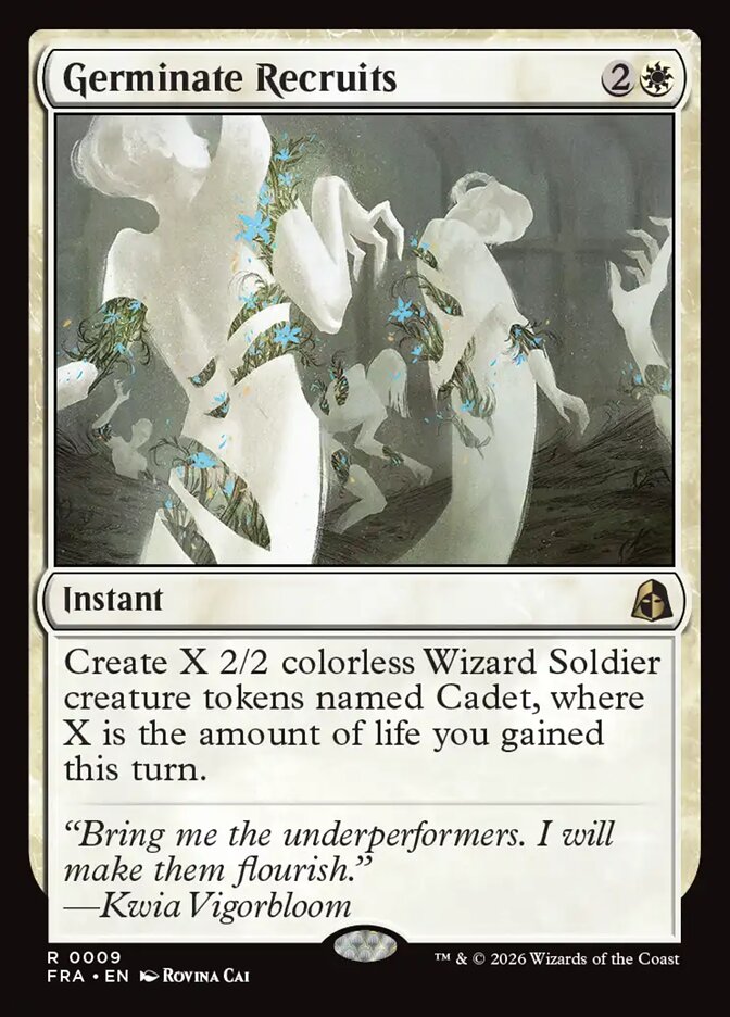 Germinate Recruits, Reality Fracture Card Art