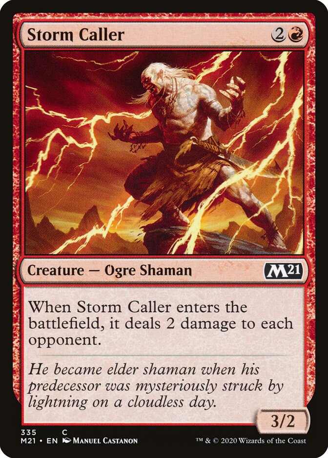 Storm Caller, Core Set 2021 Card Art