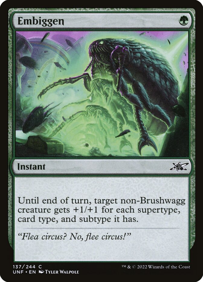 Embiggen, Unfinity Card Art