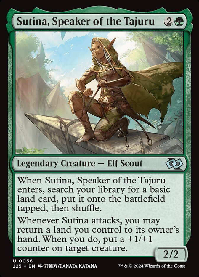 Sutina, Speaker of the Tajuru, Foundations Jumpstart Card Art