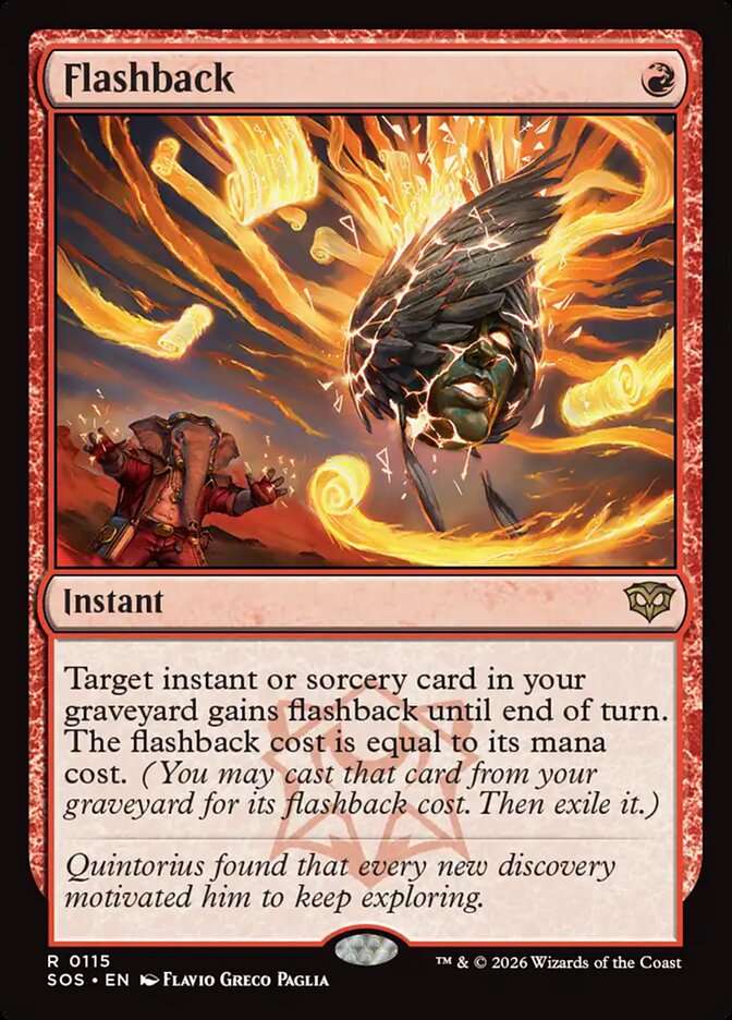 Flashback, Secrets Of Strixhaven Card Art