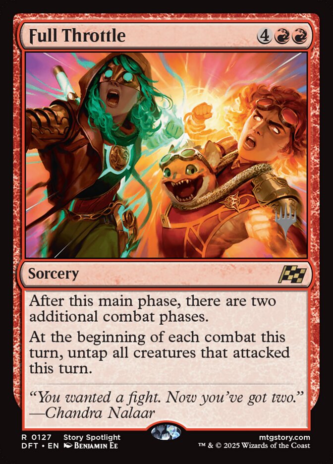 Full Throttle, Aetherdrift Promos Card Art