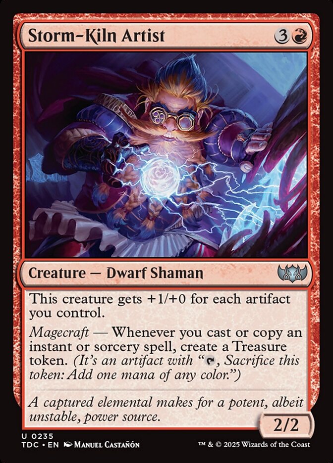 Storm-Kiln Artist, Tarkir: Dragonstorm Commander Card Art
