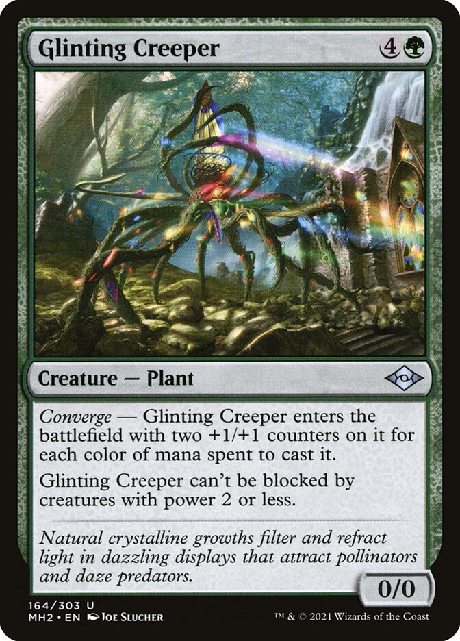 Glinting Creeper, Modern horizons 2 Card Art