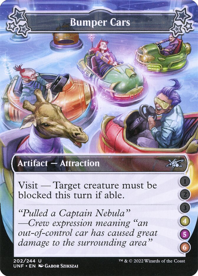 Bumper Cars, Unfinity Card Art
