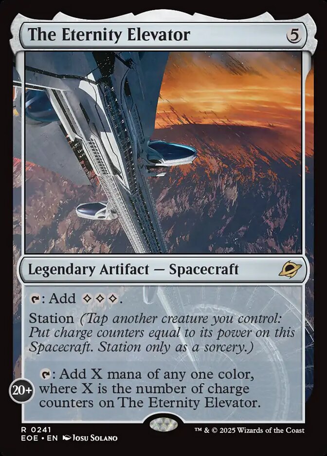 The Eternity Elevator, Edge Of Eternities Card Art