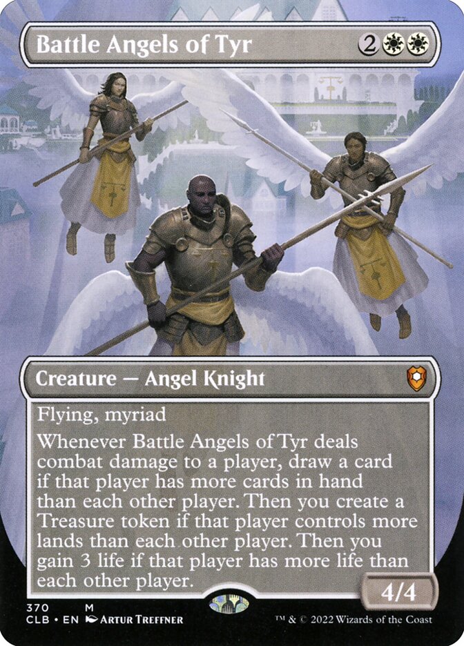 Battle Angels of Tyr, Commander Legends: Battle For Baldur'S Gate Card Art