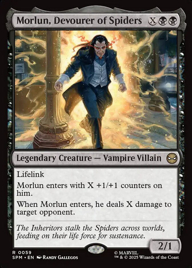 Morlun, Devourer of Spiders, Marvel'S Spider-Man Card Art
