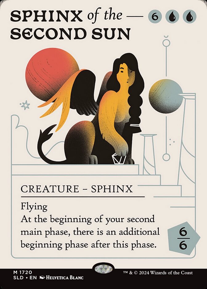 Sphinx of the Second Sun, Secret Lair Drop Card Art