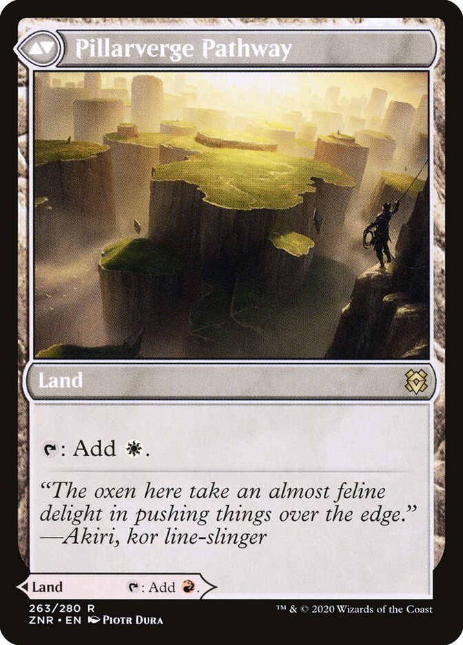 Needleverge Pathway // Pillarverge Pathway, The List Card Art