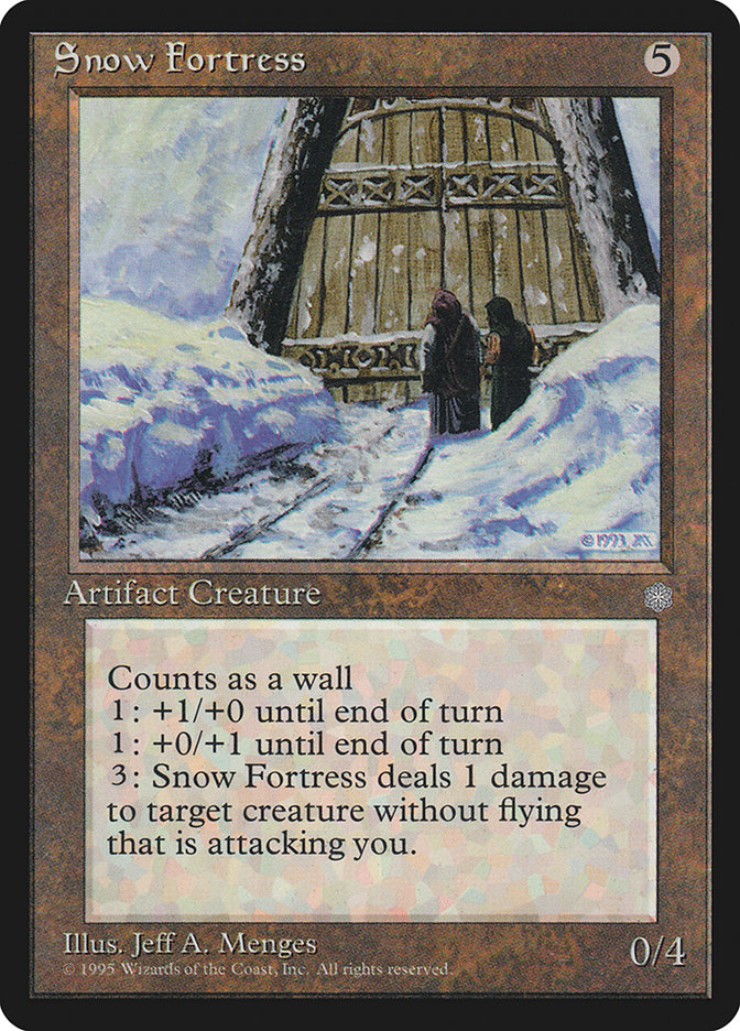 Snow Fortress, Ice Age Card Art