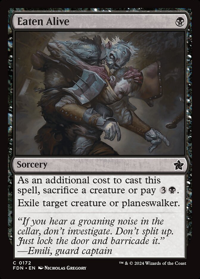 Eaten Alive, Foundations Card Art