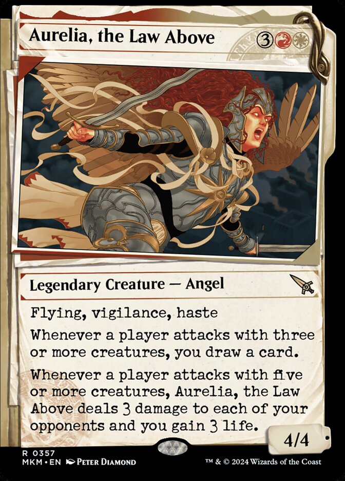 Aurelia, the Law Above, Murders At Karlov Manor Card Art