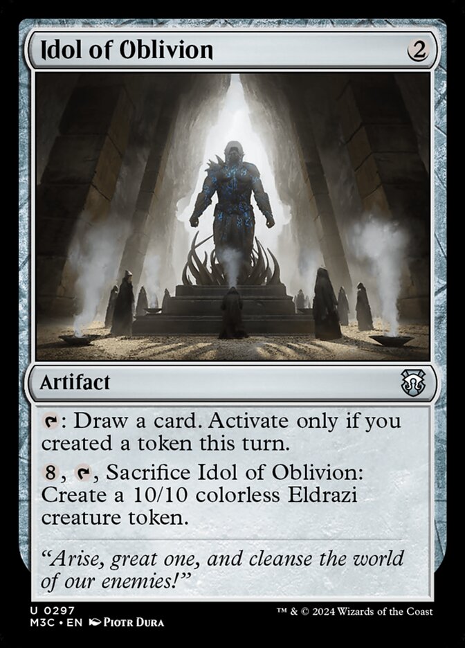 Idol of Oblivion, Modern Horizons 3 Commander Card Art