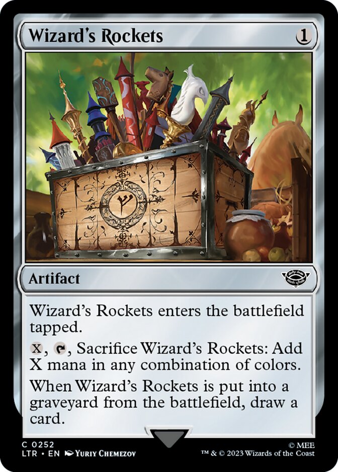 Wizard's Rockets, The Lord Of The Rings: Tales Of Middle-Earth Card Art