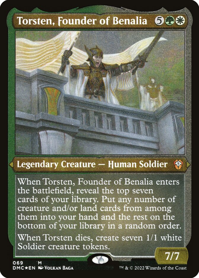Torsten, Founder of Benalia, Dominaria United Commander Card Art