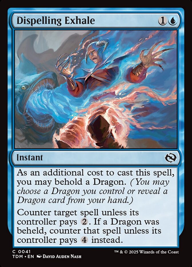 Dispelling Exhale, Tarkir: dragonstorm Card Art