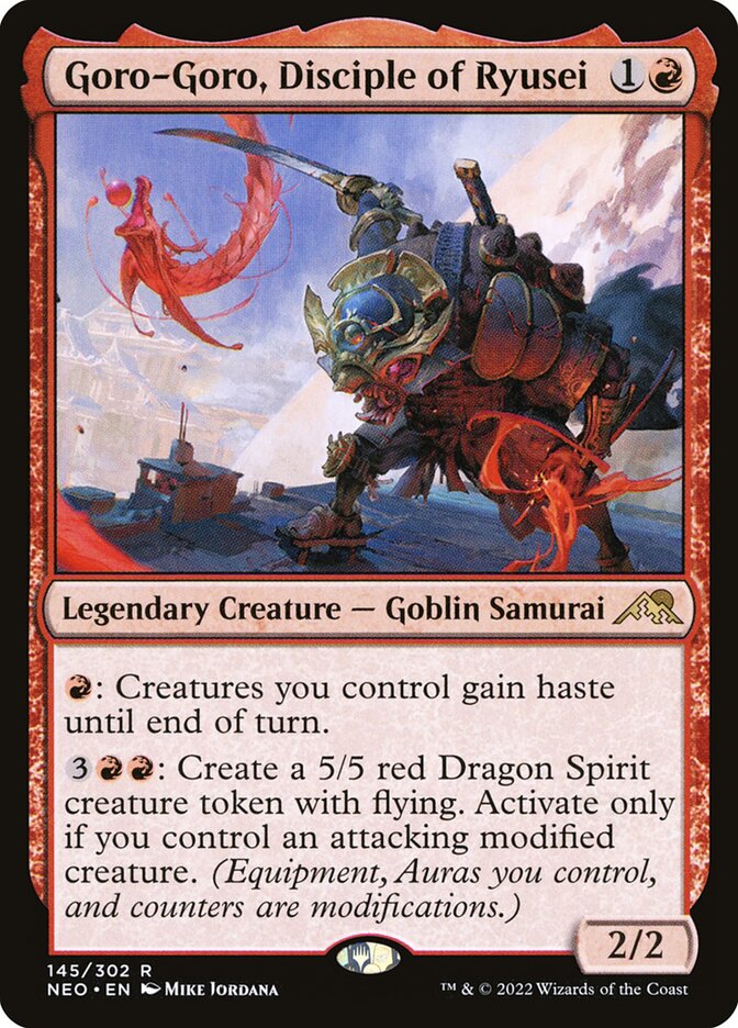 Goro-Goro, Disciple of Ryusei, Kamigawa: neon dynasty Card Art