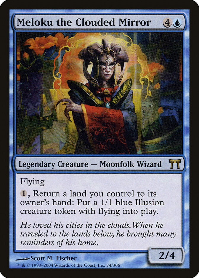 Meloku the Clouded Mirror, Champions Of Kamigawa Card Art